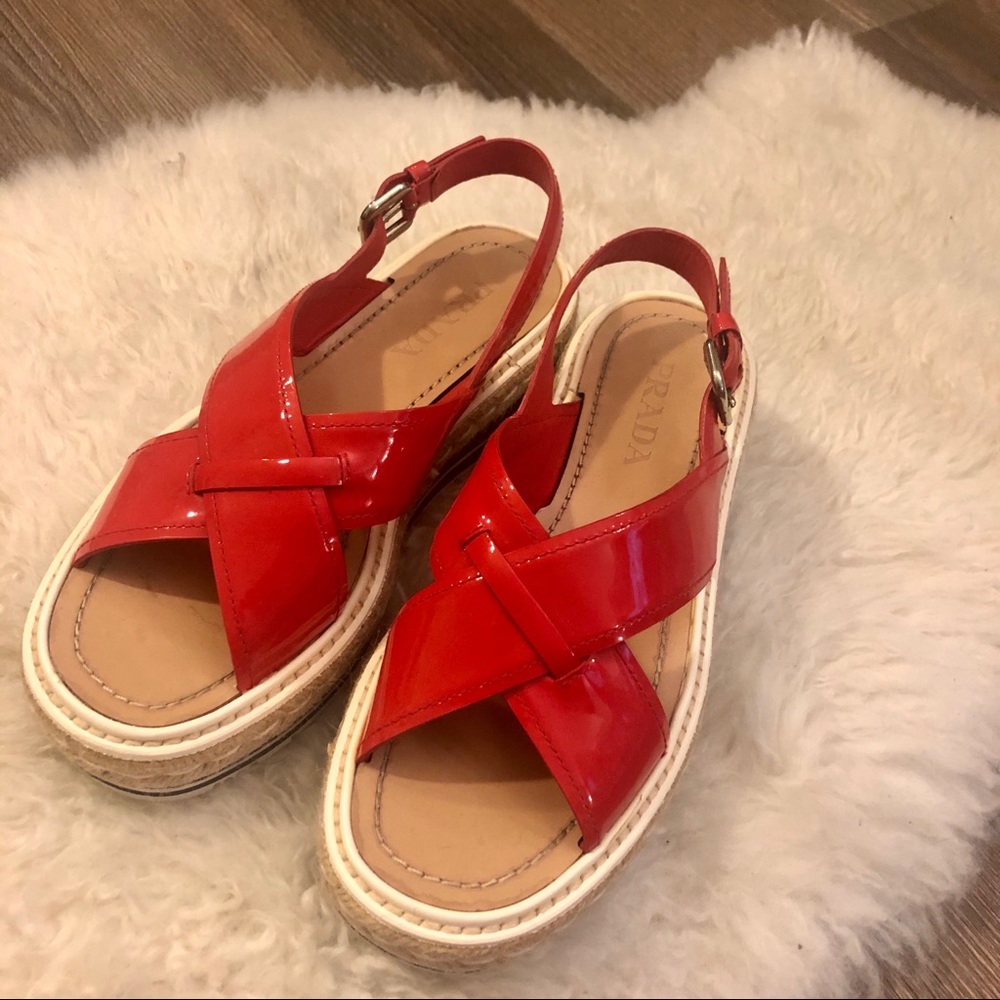 Prada sandal size 36.5
